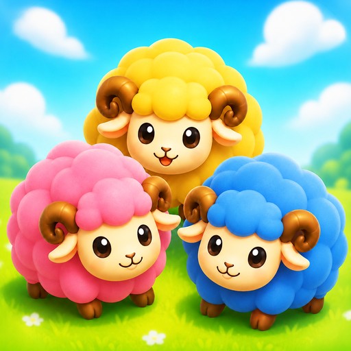 Sheep Sort: 3D Color Puzzle